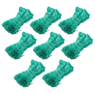Image of Garden Mile Koi Pond Netting 8 X 2m 10m Green Heavy Duty Woven Fine Mesh Net Cover for Leaves Protects Fish from Birds Cats Predators UV Protection Reusable