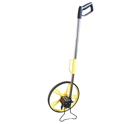 Image of TOPWAY Distance Measuring Wheel 9999.9m with Foldable Handle, Stand and Storage Bag, for Road Land Trundle 311191