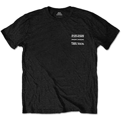 Image of Imagine Dragons Man Glitch Official Tee T Shirt Mens Unisex (Large) Black