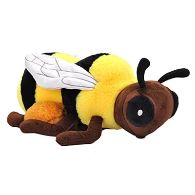 Image of Wild Republic Ecokins Bee, Stuffed Animal, 12 inches, Gift for Kids, Plush Toy, Made from Spun Recycled Water Bottles, Eco Friendly, Child’s Room Décor