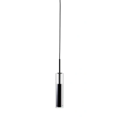 Image of Taboo Slim Round Ceiling Pendant, Glass, Black, GU10