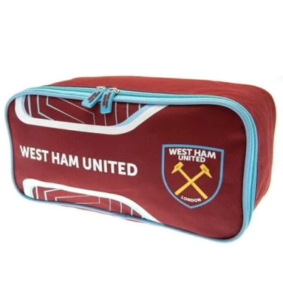 Image of Premier Life Officially Licensed Football Club Bootbag School Shoe Bag (West Ham Flash)