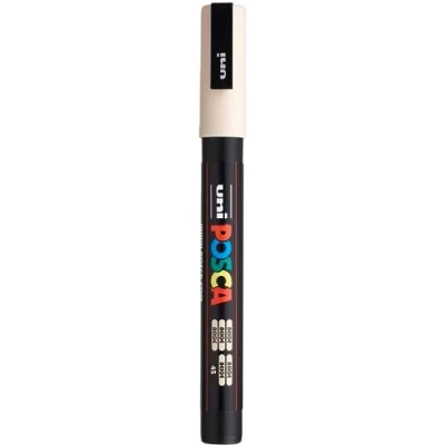 Image of Uni Ball Posca Fine Bullet Tip Marker Beige