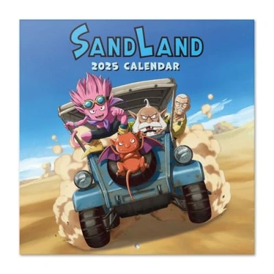 Image of Grupo Erik Wall Calendar 2025 Sand Land 12&quot; x Square 2025, Planner Family Manga Gifts