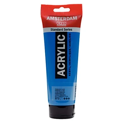 Image of Amsterdam Standard Series Acrylic Tube 250 ml Primary Cyan 572 (17125720)