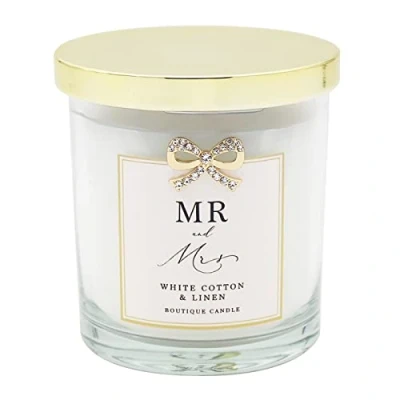 Image of Lesser &amp; Pavey Scented Candles for Gifts Perfect All Occasions Lovely Mr Mrs Fragrance Madelaine by Hearts Design