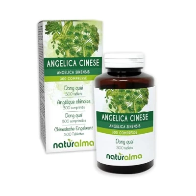 Image of Dong quai or Female Ginseng (Angelica sinensis) Roots Naturalma 150 g 300 Tablets Food Supplement Natural and Vegan