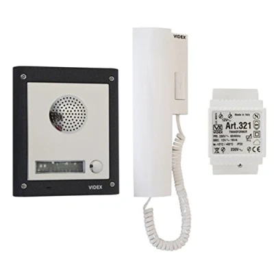 Image of Videx 8K1S 1 Way 8000 Series Surface Audio Kit Handset &amp; Entrance Panel