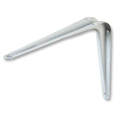 Image of Duratool D01679 White Shelf Bracket, 10 Inches x 12 Inches, Pack of