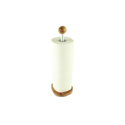 Image of D.O.M.® Kitchen Roll Holder Classic Olive Wood