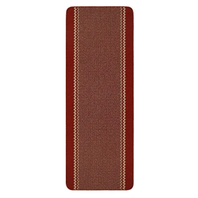 Image of eXtreme Dandy by William Armes, Kilkis Washable Kitchen Mat Non Slip (Red, 180 x 67cm Runner)