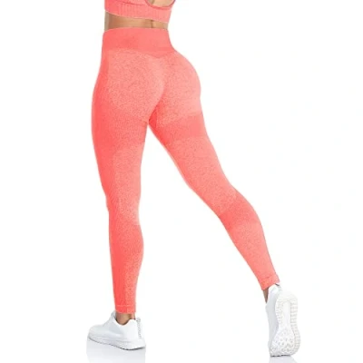 Image of ShinyStar Women&#039;s Seamless High Waisted Yoga Leggings Stretch Gym Workout Running Pink S