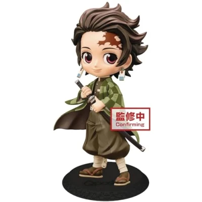 Image of Banpresto Demon Slayer Kimetsu No Yaiba Figurines Tanjiro Kamado Ver B Q Posket 14 cm 4983164165067, Multicoloured