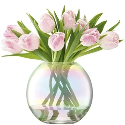 Image of LSA International Vase H16cm Mother of Pearl