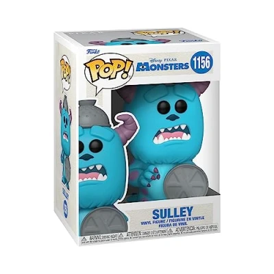 Image of Funko POP! Disney Pixar: Monsters Inc 20th Sulley With Lid Collectable Vinyl Figure Gift Idea Official Merchandise Toys for Kids &amp; Adults Movies Fans Model Collectors