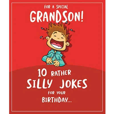 Image of Grandson Birthday Card, Funny Happy Card Grandson, Jokes, Greetings Cards, Cards