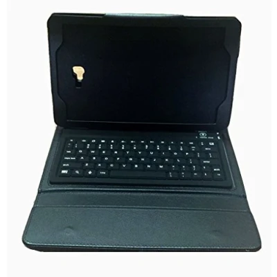 Image of L&amp;C® New Bluetooth Keyboard for Samsung Galaxy Tab 2/3/4 S 7&#039;&#039;/8&#039;&#039;/10.1&#039;&#039; inch Tablet Flip Case Stand (QWERTY) (10.1 A (T580), Black)