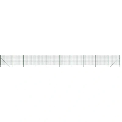 Image of Wire Mesh Fence Green 1.8x25 m Galvanised Steel Vidaxl