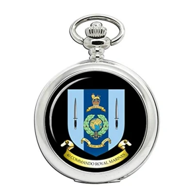 Image of Giftshop UK 40 Commando Royal Marines Pocket Watch