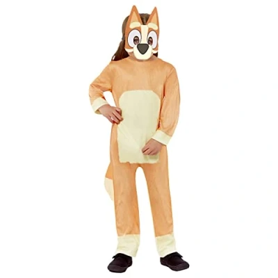 Image of Amscan 9916040 Kids Officially Licensed Sustainable Bluey Bingo Fancy Dress Costume Age: 2 3 Yrs