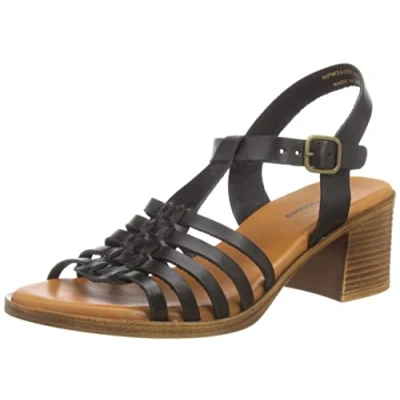 Image of Hush Puppies Women&#039;s Greta Heeled Sandal, Black, 6 UK