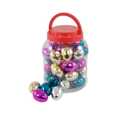 Image of Percussion Workshop PP3089 Sparkle Egg Shakers Assorted Colours (Tub of 40)