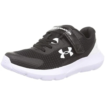 Image of Under Armour Boy&#039;s UA BPS Surge 3 AC Running Shoe, Black, 12 UK