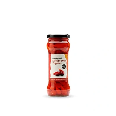 Image of Cooks &amp; Co Sweety Drop Peppers 3 x 235g (UK)