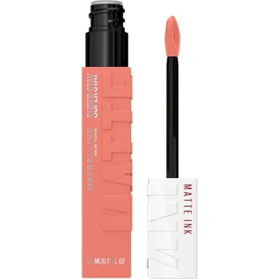 Image of Maybelline New York SuperStay Matte Ink Un nude Liquid Lipstick, Poet, 0.17 Ounce