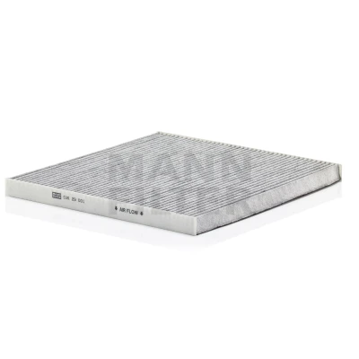 Image of 27277JN00B, B7277JN00B Pollen Filter MANN CUK 29 001 Activated Carbon 281mm 269mm 20mm NISSAN: Murano II, I