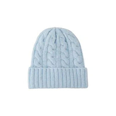 Image of PIECES Women&#039;s Pcnancy Hood BC Knitted hat, Kentucky Blue, One Size Fits All