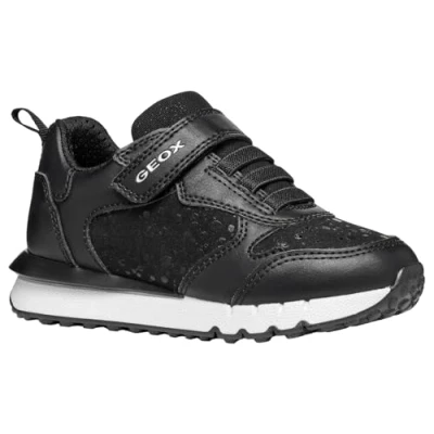 Image of Geox Fastics Trainers for kids, Size: 6, Black Imitation leather/ textile