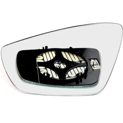 Image of RC Replacement Wing Mirror Glass for Polo MK5 2009 2010 2011 2012 2013 2014 2015 2016 2017 models Heated (Left Hand Side UK Passenger Side)