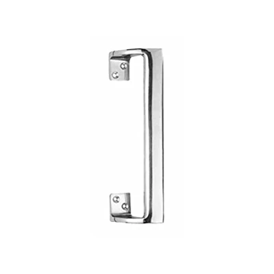 Image of Merriway BH05784 Oval Grip Pull Handle, 230mm (9.2 inch) Bright Aluminium