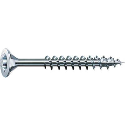 Image of SPAX Universal Screw, 6.0 x 40 mm, Pack of 500, T Star Plus, Countersunk Head, Partially Threaded, 4CUT, Wirox A3J, 0191010600405