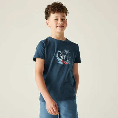 Image of Dare 2b Kids&#039; Trailblazer II T Shirt Moonlight Denim, Size: 13 Years