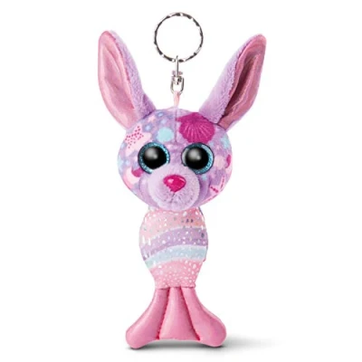 Image of NICI 46823 GLUBSCHIS Keyring Mermaid Bunny Shellina 12cm