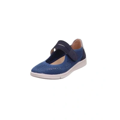 Image of Legero Women&#039;s Lucca Ballet Flats, Storm (Blue) 8300, 2 UK