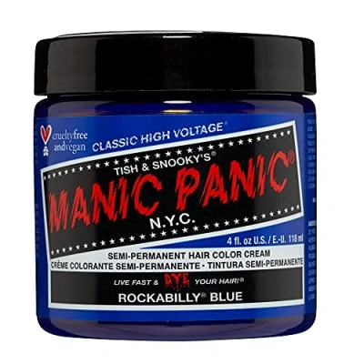 Image of Manic Panic Classic Semi Permanent Hair Dye Rockabilly Blue