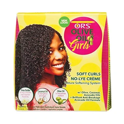 Image of ORS Olive Oil Soft Curls No Lye Creme Texture Softening System