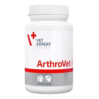 Image of Vet Expert ArthroVet Hip &amp; Joint Support Supplement for Dogs and Cats 90 Portions Promotes Healthy Articular Cartilages Joints with Glucosamine, Chondroitin, Vitamin C, Hyaluronic Acid
