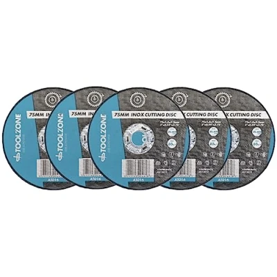 Image of (PACK OF 5) 75mm (3&quot;) Stainless Steel cut off discs Air tool metal cutting