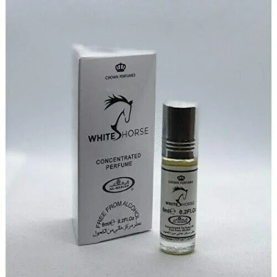 Image of Business Square Musk Perfume Al Rehab White Horse 6ml 100% Oil