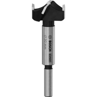 Image of Bosch 1x Expert Laminated Wood Hinge Cutting Drill Bit (for Plastic Coated Boards, Solid Furniture Board, Ø 30,00 mm, Professional Accessory Standing Drill)