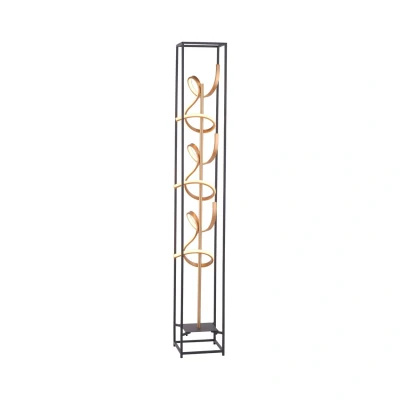 Image of Selina LED Integrated Floor Lamp Black 3x 10.8W 3000K Dimmable