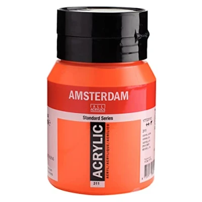 Image of Amsterdam Standard Series Acrylic Jar 500 ml Vermilion 311 (17723112)