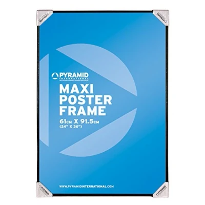Image of Pyramid Black Maxi Hold Picture/Photo / Poster Size 61x91.5cm Plastic Frame and Safety Perspex Glazing, 61 cm x 91.5