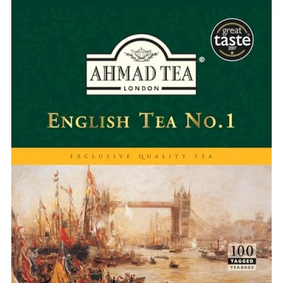 Image of Ahmad Tea English No.1, 100 Count