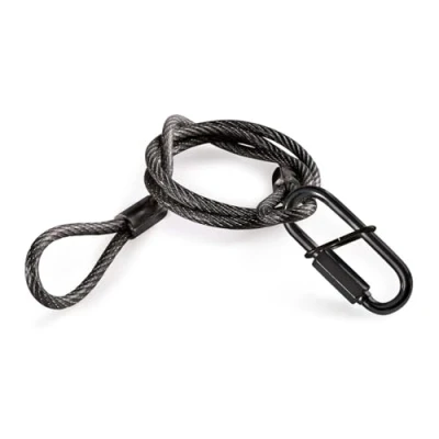 Image of beamz SAF65B Heavy Duty Lighting Safety Cable, 95cm x 5mm, 65kg Load Capacity Secure Cable Chain for Truss and Stage Equipment, Light Wire
