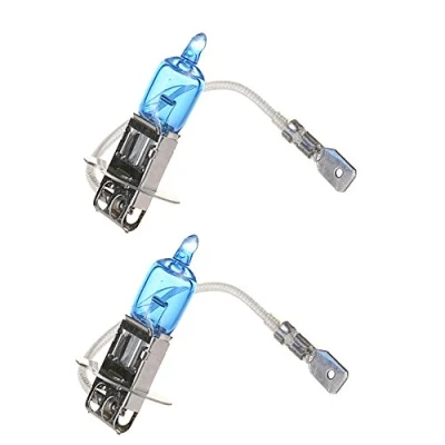 Image of Mintice 2 X Car Vehicle Bright H3 55W 6000K Xenon Gas Halogen Headlight White Light Lamp Bulbs